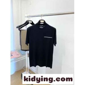 カジュアル ロゴプリント クルーネック クロムハーツ コピー 半袖Tシャツ コピー ブラックkid26eWHHTD
