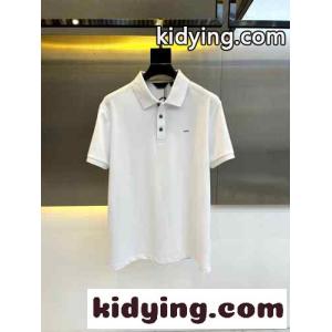 エルメネジルド・ゼニア 半袖Tシャツ コピー コットンピケポロシャツ ホワイトkid260TD89r