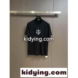 マリーナプリント クルーネック ドルチェ&ガッバーナ スーパーコピー 半袖Tシャツ コピー ブラックkid26GnCaue