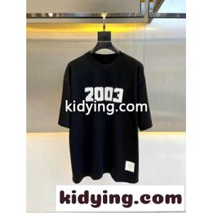 快適 ゆったり トムブラウン ブランド コピー 半袖Tシャツ コピー コットンTシャツ ブラックkid26a4rWbm