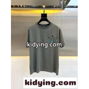 マルチカラー刺繍入り クロムハーツ スーパーコピー 半袖Tシャツ コピー クルーネック グレーkid26uuGHHf