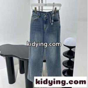 チェーン付き デニムパンツ ロエベ コピー ジーンズ コピー レディースkid2615D0Lr