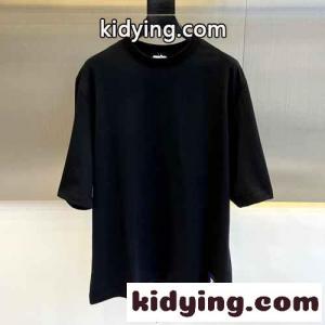 シンプル カジュアル コットンTシャツ バーバリー コピー 半袖Tシャツ コピー ブラックkid2651jOji