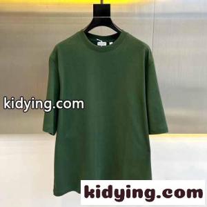 シンプル カジュアル コットンTシャツ バーバリー コピー 半袖Tシャツ コピー グリーンkid26Wj8Diu