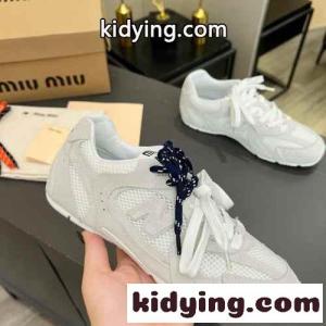 ミュウミュウ スーパーコピー スニーカー コピー New Balance x miu miu スーパーコピー xxx スエードxメッシュ スニーカー ホワイトkid26T9PPTj