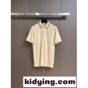 クラシック カジュアル コットンピケ ポロシャツ バーバリー コピー 半袖Tシャツ コピー キャメルkid26CWTzOf