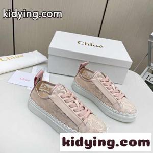LAURENスニーカー レース クロエ スニーカー コピー レディースシューズ ピンクkid26jCeeKf