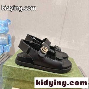 人気 ダブルG付き ウィメンズ サンダル グッチ コピー サンダル コピー レザーkid26WTrmmm