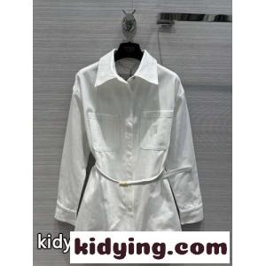 カジュアル ベルト付き デニムジャケット フェンディ コピー ジャケット コピー ホワイトkid26Ov0H9b