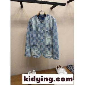 ダミエデニムシックジャケット ルイ・ヴィトン ジャケット コピーkid26LfWzua