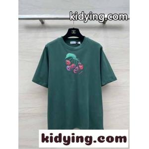 チェリー コットンTシャツ バーバリー スーパーコピー 半袖Tシャツ コピー クルーネックkid26zW1HXf