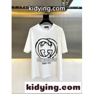 グッチ コピー Tシャツ コピー シンプル 快適 コットン 半袖Tシャツ ホワイトkid26Pje49n