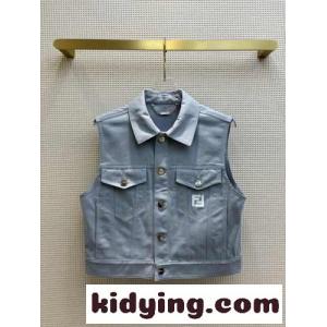 ライトブルー デニムジレ フェンディ スーパーコピー ジャケット コピー レディースkid26nemCKj