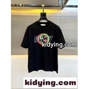 シンプル ロゴプリント 半袖Tシャツ グッチ ブランド コピー Tシャツ コピー ブラックkid26vu45rC