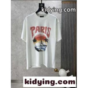 PARIS TROPICAL 半袖Tシャツ バレンシアガ ブランド コピー Tシャツ コピー ホワイトkid26P1zGDu