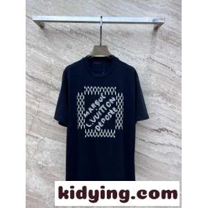 エンブロイダードシグネチャーコットンTシャツ ルイ・ヴィトン Tシャツ 偽物 大人気 ユニセックスkid268Pfimu