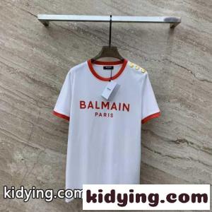 バルマン スーパーコピー Tシャツ コピー 定番 カジュアル コットン 半袖Tシャツkid26zmuC8D