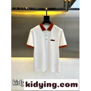 定番 エルメネジルド・ゼニア Tシャツ コピー カジュアル 半袖 ポロシャツ ホワイトkid26qyyyiC
