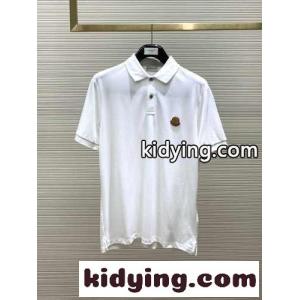 カジュアル 快適 コットンピケ 半袖 ポロシャツ モンクレール コピー Tシャツ コピー ホワイトkid26Gjqeqq