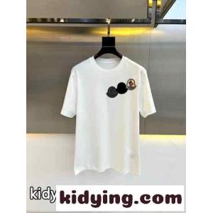 クラシック 合わせやすい 半袖Tシャツ モンクレール コピーブランド Tシャツ コピー ホワイトkid26qieG1b