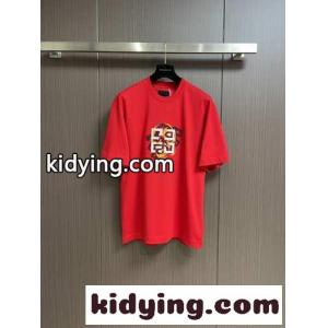 4Gドラゴンプリント コットン 半袖Tシャツ ジバンシィ ブランド コピー Tシャツ 偽物 レッドkid26eSnCaC