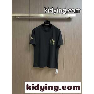 カジュアル プリント クロムハーツ コピー Tシャツ コピー クルーネック 半袖Tシャツ ブラックkid26XXPrKv