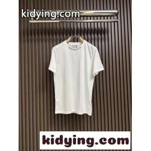 カジュアル 定番 クルーネック 半袖Tシャツ モンクレール ブランド コピー Tシャツ コピー ホワイトkid26SPP5vq