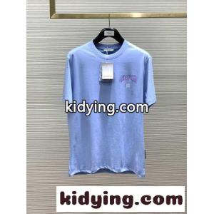 着心地いい コットン ジバンシィ コピー Tシャツ 偽物 クルーネック 半袖Tシャツ ブルーkid26vum8nm