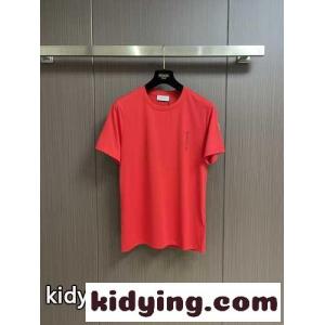 シンプル 定番 モンクレール コピー Tシャツ コピー ロゴ入り 半袖Tシャツ レッドkid26X1Dy0b