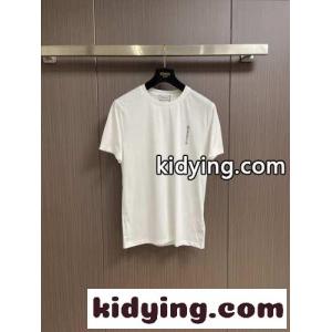 シンプル 定番 モンクレール コピー Tシャツ コピー ロゴ入り 半袖Tシャツ ホワイトkid26fiWX1f