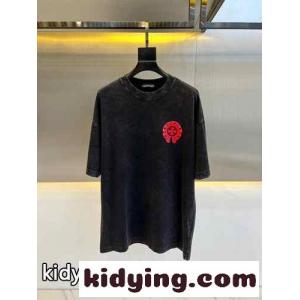 クロムハーツ ブランド コピー Tシャツ 偽物 カジュアル クルーネック ストリート 半袖Tシャツkid26Pra01D