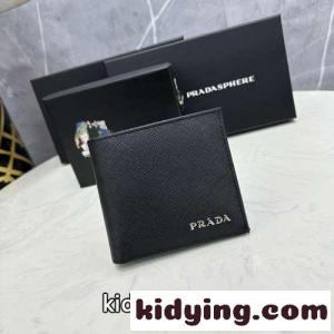 プラダ コピー 財布 コピー 洗練された 人気 合わせやすい 二つ折り財布kid26ei41LD
