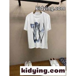 Love プリント クルーネック コットン 半袖Tシャツ ジバンシィ コピー Tシャツ 偽物 ホワイトkid26Pf0nim
