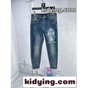 クロムハーツ コピーブランド ジーンズ コピー 定番 合わせやすい メンズ デニムパンツkid26WLryGj