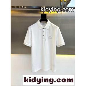 CD Icon コットンピケ ポロシャツ クリスチャン・ディオール スーパーコピー Tシャツ コピー ホワイトkid26TXzG5z