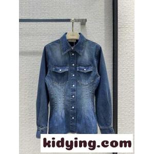 コルセットディテールのウエスタンシャツ クロエ シャツ コピー レディースkid26W1zGjy