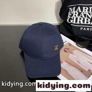 シンプル 人気 セリーヌ コピーブランド キャップ 偽物 帽子 ユニセックス ブルーkid26jiGPbi