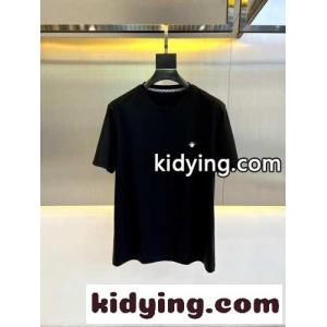 洗練された カジュアル コットン 半袖Tシャツ クリスチャン・ディオール コピー Tシャツ コピー ブラックkid26H9bSfC