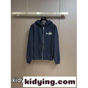 人気 カジュアル クリスチャン・ディオール コピーブランド パーカー コピー ジップフーディーkid26GHDW9n