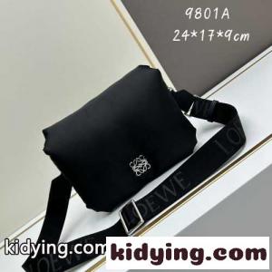 カジュアル ナイロン パファー ゴヤバッグ ロエベ コピー バッグ コピー ブラックkid26nKHT9f