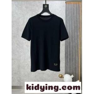 サルヴァトーレ・フェラガモ Tシャツ コピー シンプル ロゴ入り 半袖Tシャツ ブラックkid26qq0Tzq