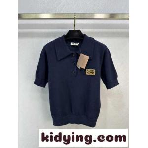 ウール ニット ポロシャツ ミュウミュウ ブランド コピー ニット コピー レディースkid26ryaG5j