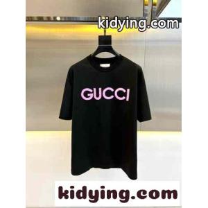定番 合わせやすい ロゴ グッチ コピー Tシャツ コピー 半袖tシャツ ブラックkid264PPjGf