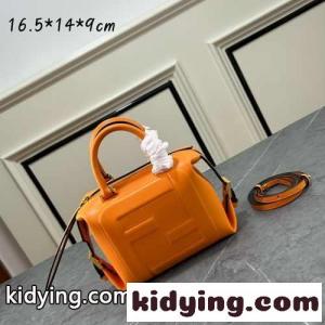 FFキューブ ナッパレザー ミニバッグ フェンディ コピー バッグ コピー オレンジkid26X5D8Lv