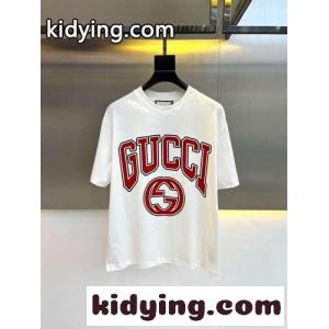 グッチ ブランド コピー Tシャツ コピー 定番 合わせやすい ロゴ 半袖tシャツ ホワイトkid269vaOLb