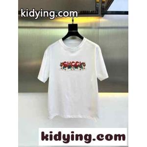 定番 合わせやすい グッチ スーパーコピー Tシャツ コピーロゴ 半袖tシャツ ホワイトkid26LjO95b