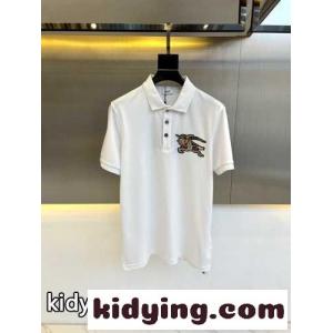 カジュアル 着心地いい バーバリー コピー Tシャツ コピー 半袖 ポロシャツ ホワイトkid26nuCmSn