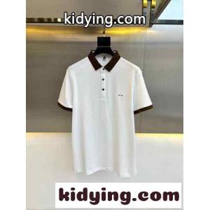 定番 カジュアル フェンディ コピーブランド Tシャツ コピー 半袖 ポロシャツ ホワイトkid269LLTva
