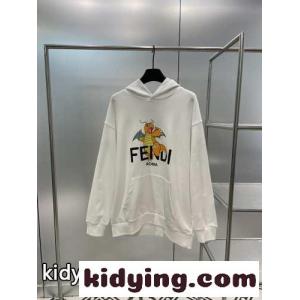 fendi コピー x FRGMT x POKEMON スウェットシャツ フェンディ コピー パーカー コピー ホワイトkid26X95n8b