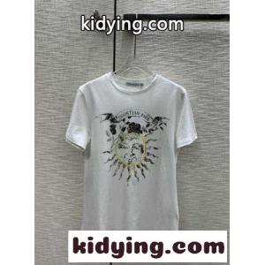 人気 コットン 半袖Tシャツ クリスチャン・ディオール コピー Tシャツ コピー ホワイトkid26m8nuWD